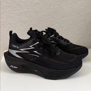 New Black Sport Lightweight Running and walking Sneakers
